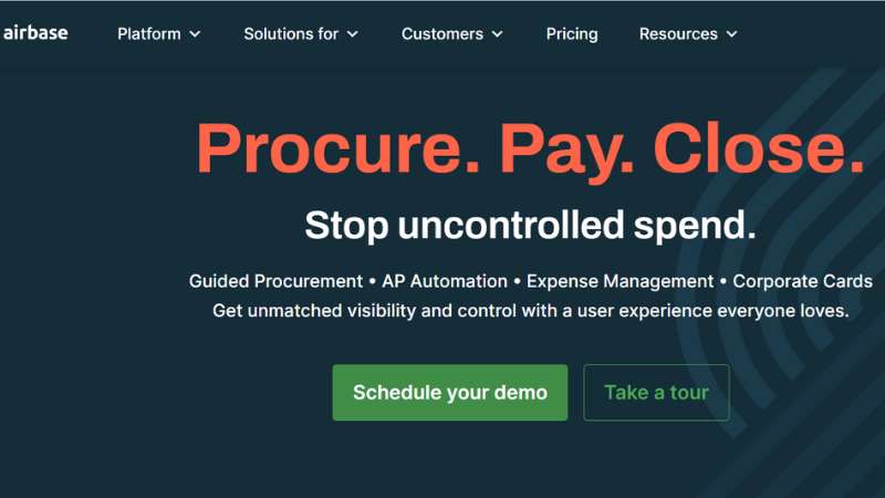 Airbase - credit card expense reporting software